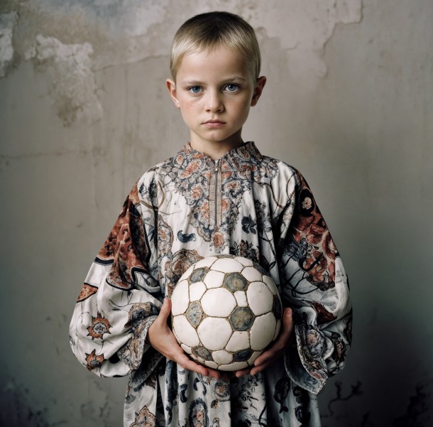 portrait with ball