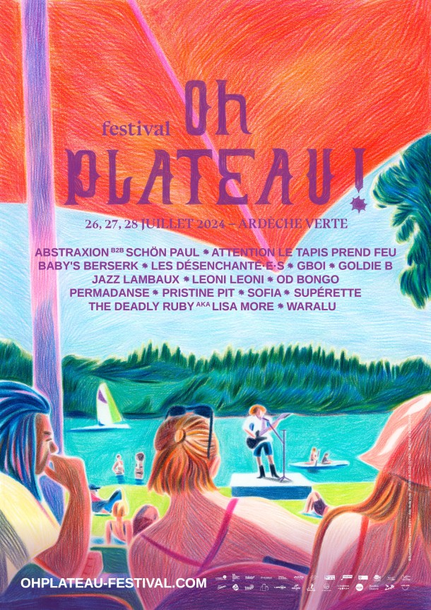 Affiche du festival Oh Plateau ! 2024