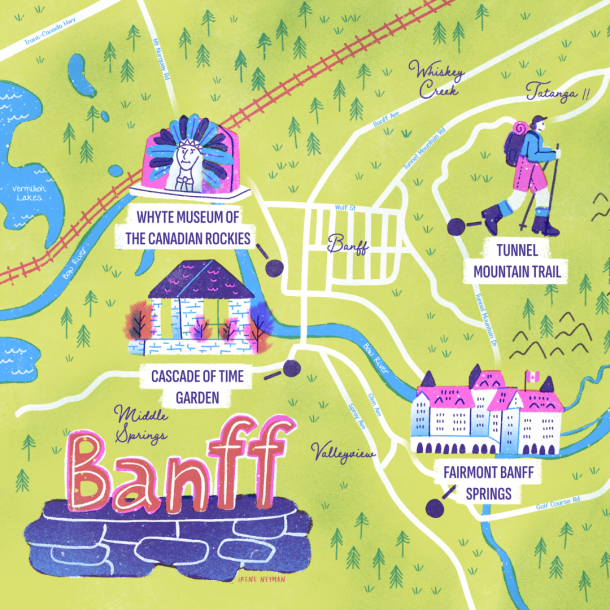 Banff Illustrative Map