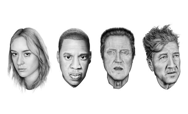 Chloë, Jay-Z, Christopher & David