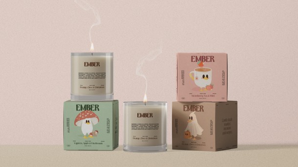 Ember, une marque de bougie cozy