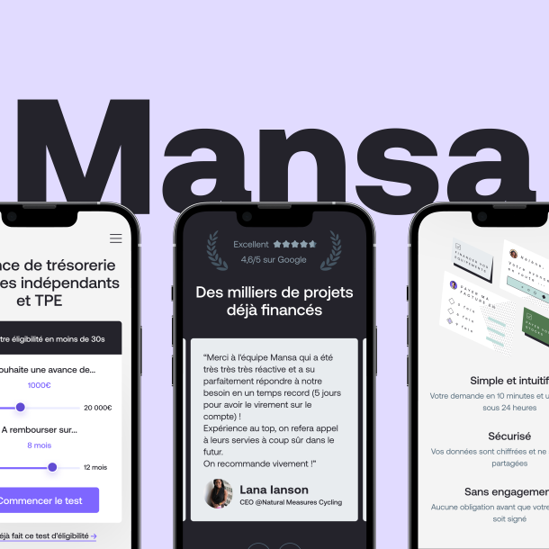 Mansa | Identity, Website and SaaS Product Design
