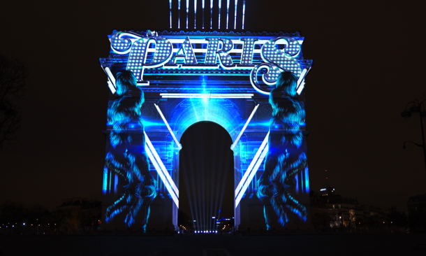 Nouvel an arc de triomphe