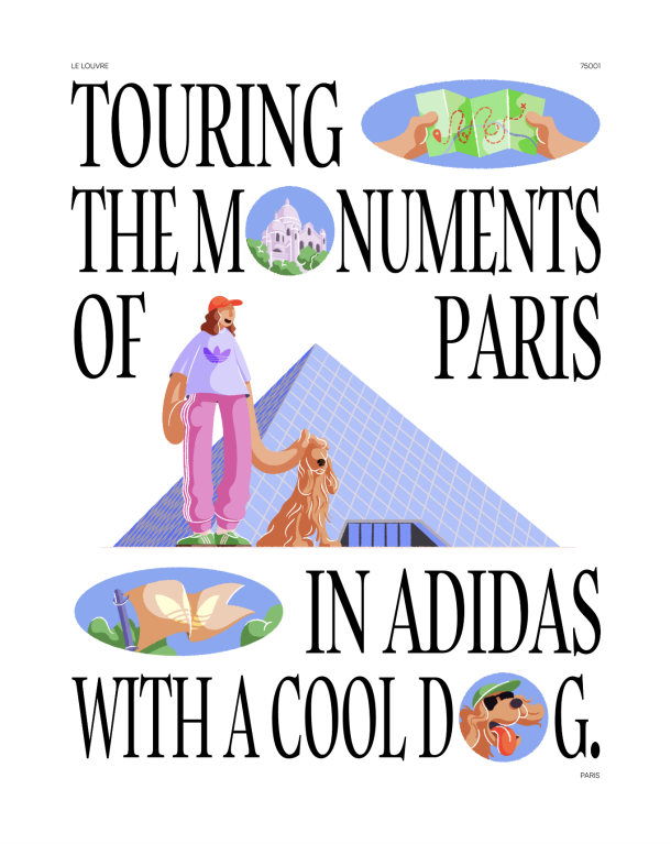 Paris in Adidas