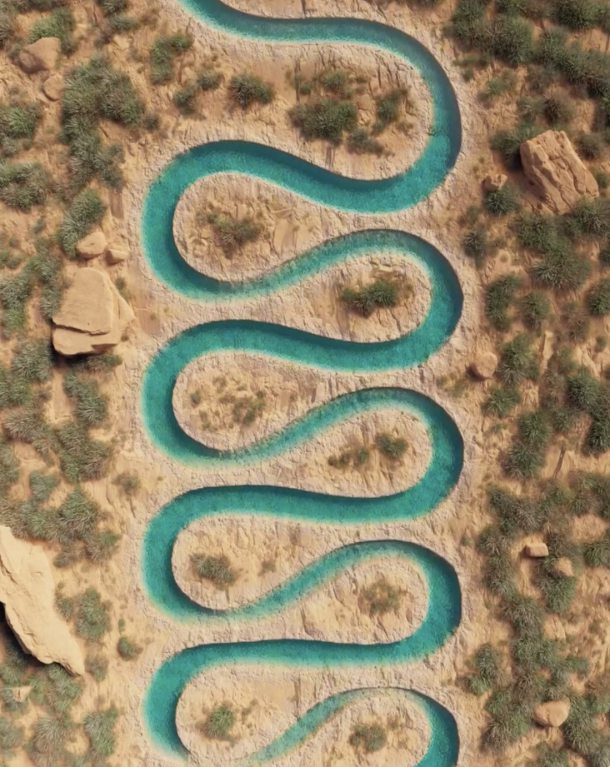 RIVER CURVING SHAPES