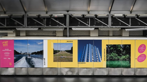 Scénographie exposition RATP X Vincent Migrenne