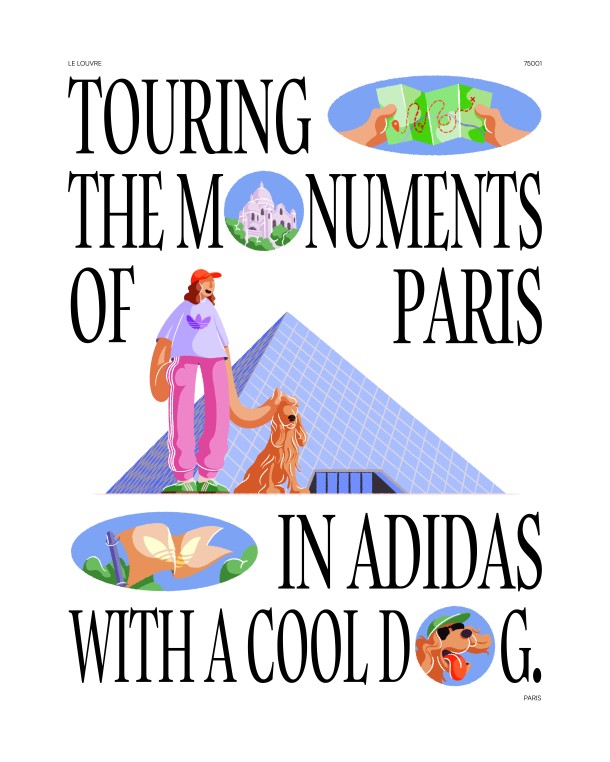 Paris in Adidas