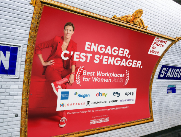 CAMPAGNE BEST WORKPLACES FOR WOMEN FRANCE