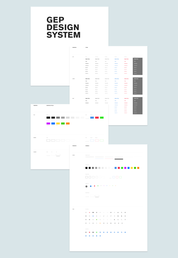 Perrotin intranet — system graphic