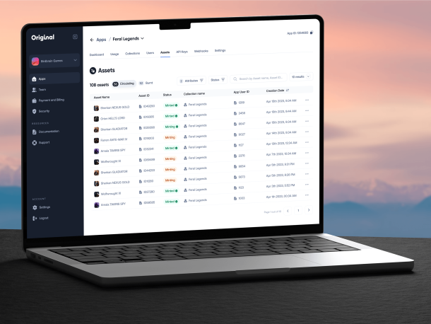 Original | NFT Management Platform Product Design