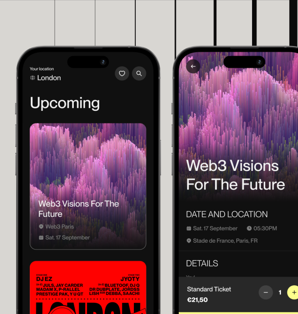 Original: Ticketing App | NFT Creation/Transfer/Resell