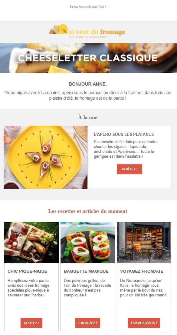 QUI VEUT DU FROMAGE ?