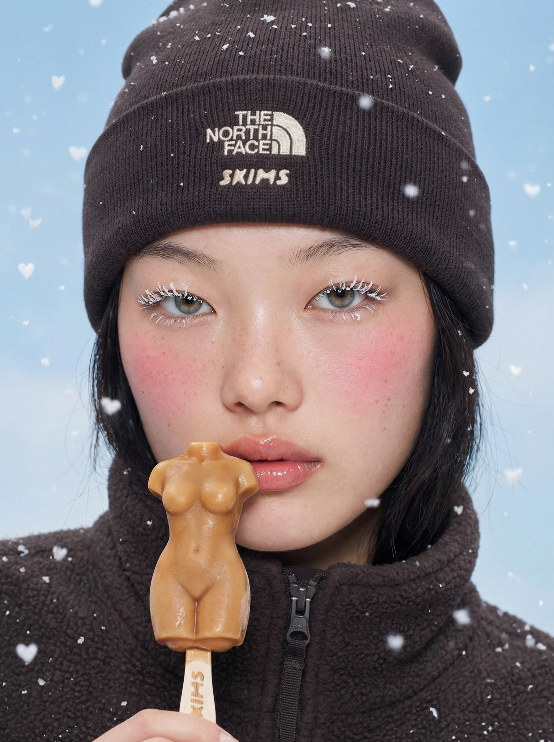 Direction artistique IA: Skims x The north face: Sweet escape x
