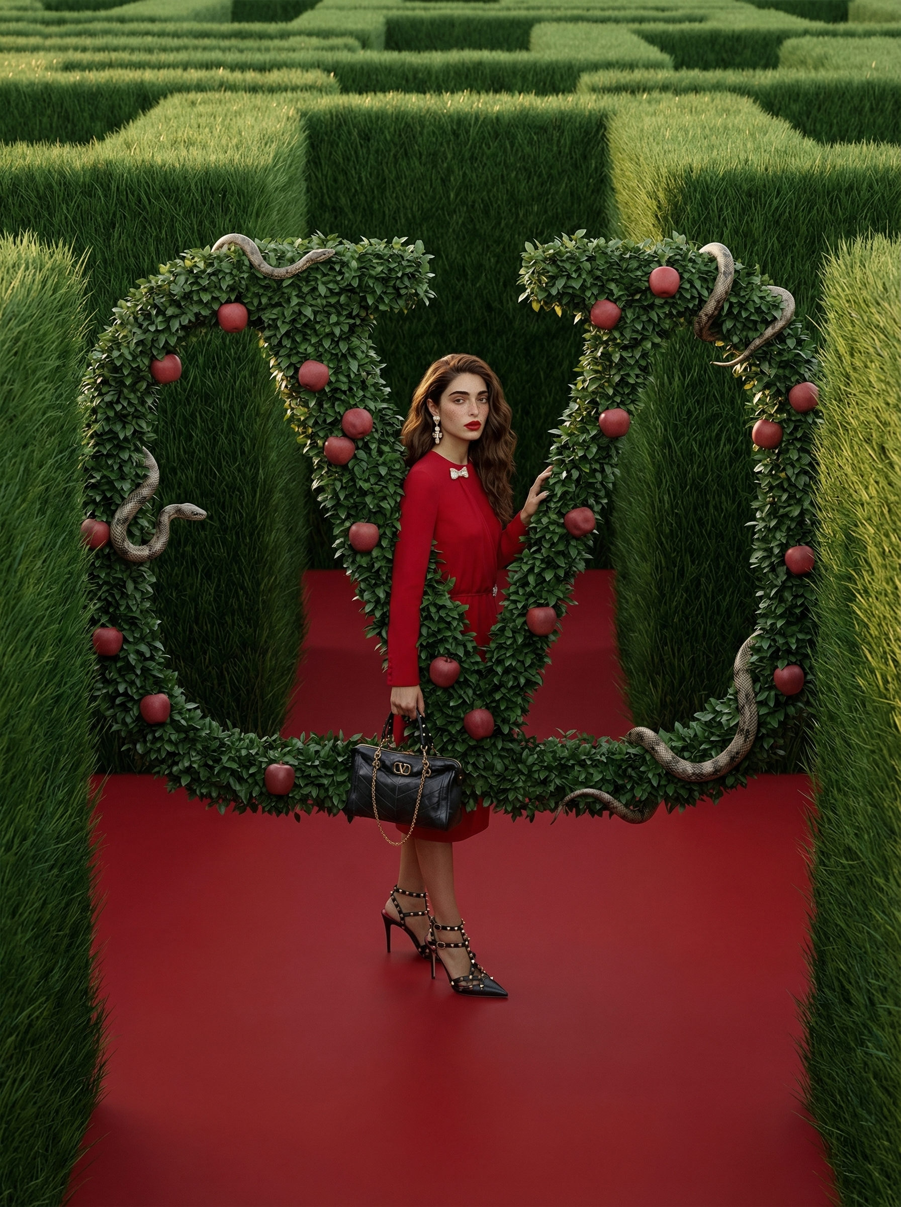 Direction artistique IA: Valentino: Garden of desires x Spec